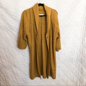 Mustard Yellow Cardigan